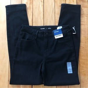 NWT Old Navy Black High-Rise Straight Jeans - Size 4